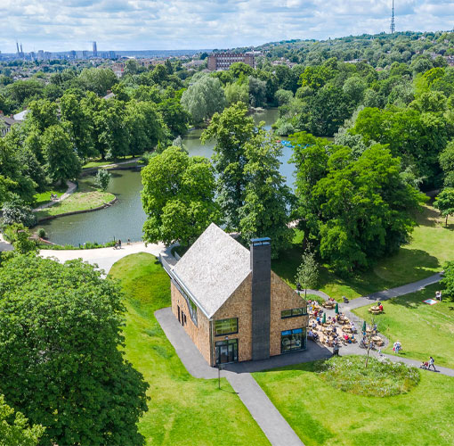 Crystal palace cafe featured in architecture today - Chris Dyson Architects