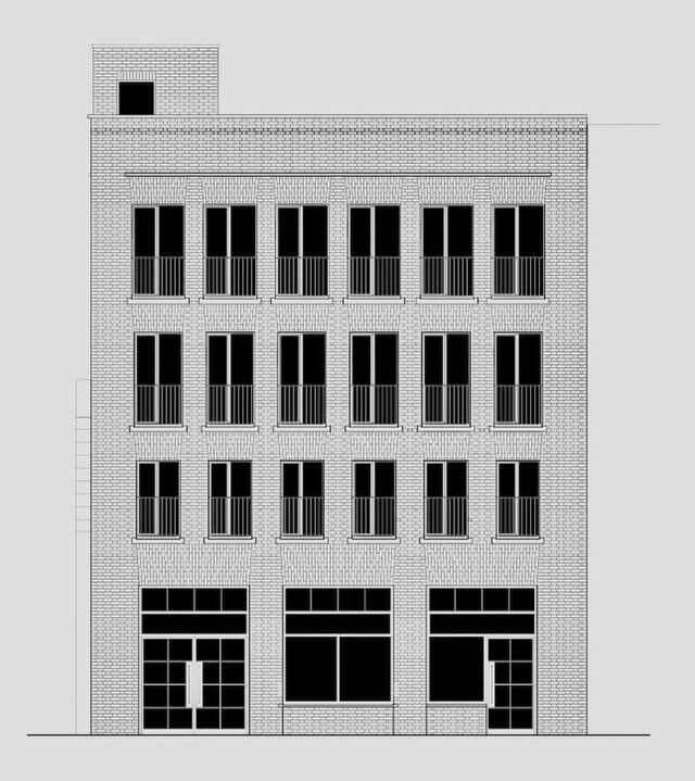 The New Palazzo on Fashion Street will be crafted with new bricks @wienerbergeruk ‘Forum smoked bianco’

Gauged brick arches made of the same 

Windows powder coated aluminium RAL 7016

Some have been asking, the project will provide in the region of 100 Sqm per floor over 4 floors with an additional roof terrace as amenity space.

Total internal area 400Sqm or 4304Sqft

Interested parties contact DM 

@wienerbergeruk 
@chrisdysonarchitects 
@wallpapermag 
@ad_italia 
@riba