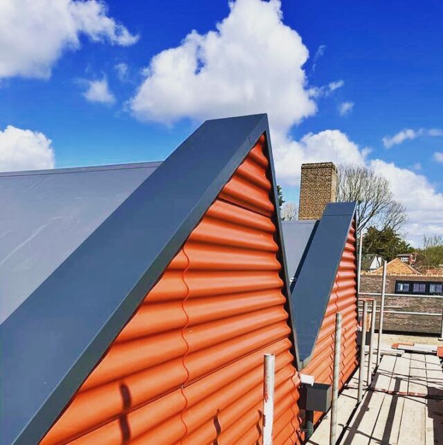 Our project at Harrow Arts centre gets its clothes on…all very exciting 

More in the summer when the scaffold is down 

@webbyates 
@chrisdysonarchitects